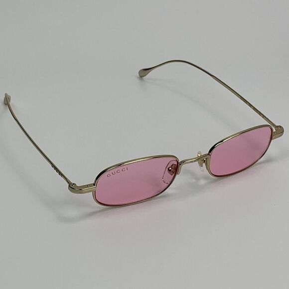 NEW Gucci Sunglasses GG1648S 005 Gold Pink Unisex Authentic - Picture 7 of 13
